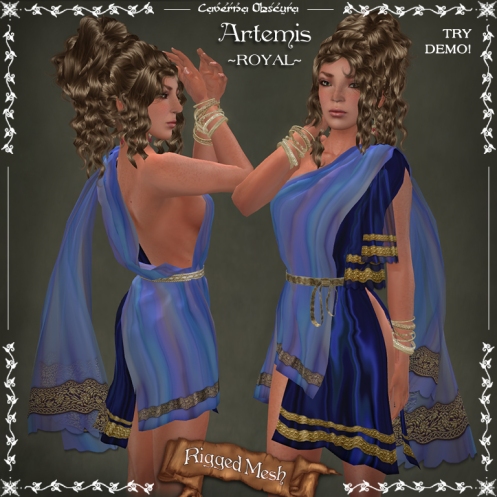 Artemis Tunic ~ROYAL~by Caverna Obscura