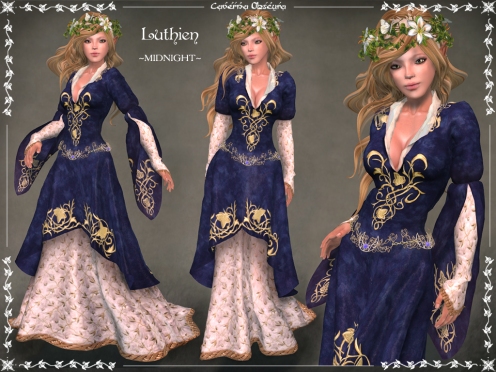 Luthien Gown ~MIDNIGHT~ by Caverna Obscura