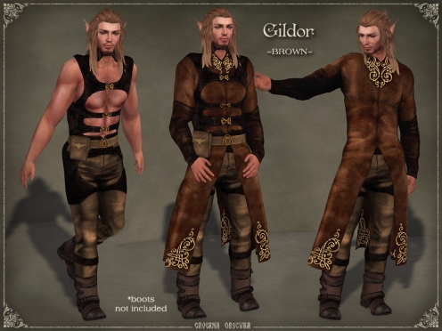 Gildor Outfit *BROWN* by Caverna Obscura