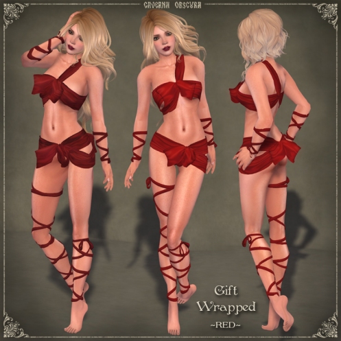 Gift Wrapped Outfit *RED* by Caverna Obscura