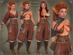 Windrider Elven Outfit MAROON