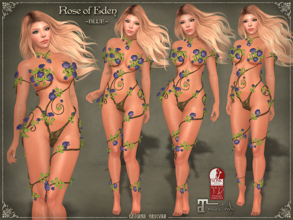 Rose of Eden BLUE Outfit