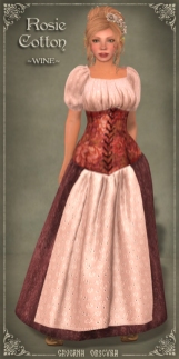 Rosie Cotton Gown WINE