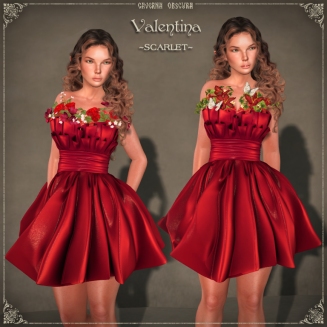 Valentina Dress SCARLET