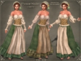 Peasant Maiden Outfit GREEN